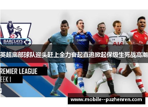 英超底部球队迎头赶上全力奋起直追掀起保级生死战高潮 英超底部球队迎头赶上全力奋起直追掀起保级生死战高潮